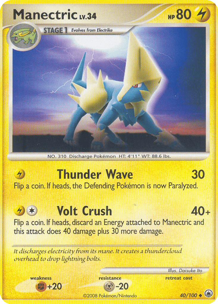 Manectric card