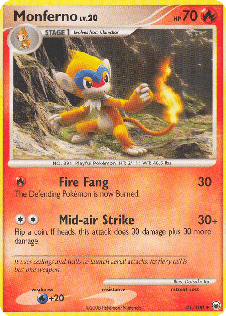 Monferno card