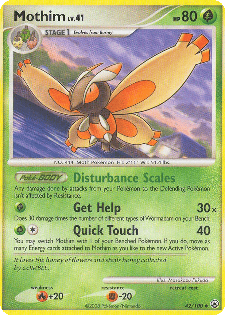 Mothim card