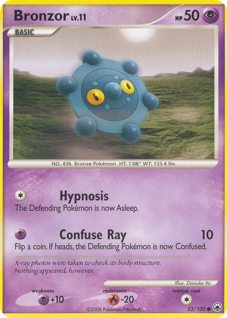 Bronzor card