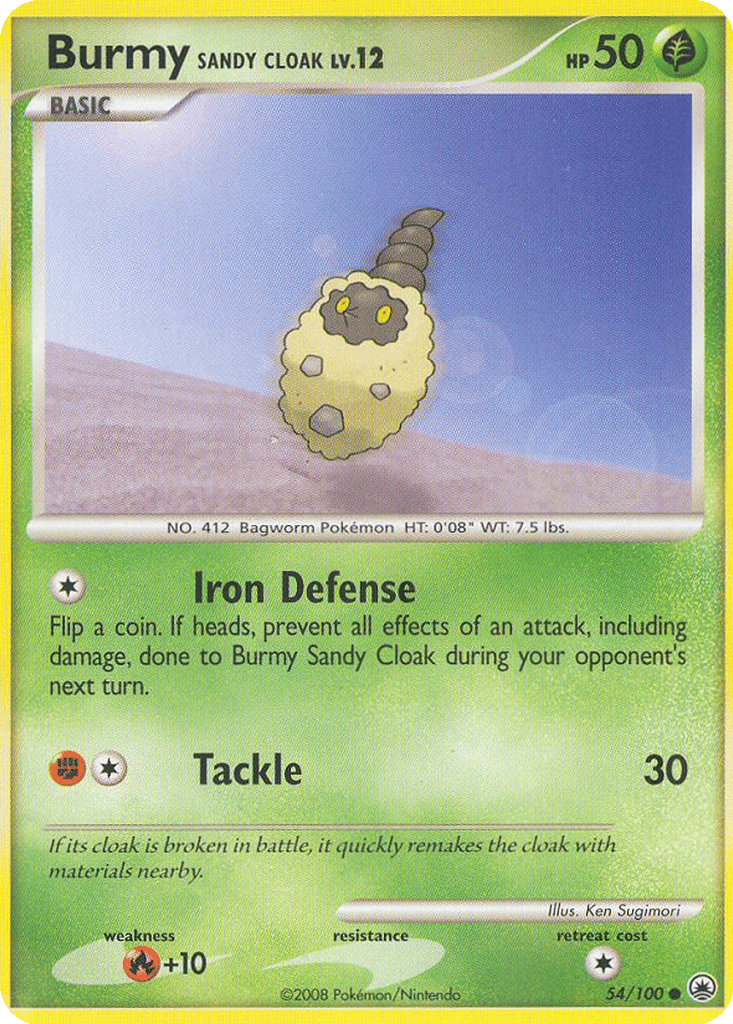 Burmy (Sandy Cloak) card