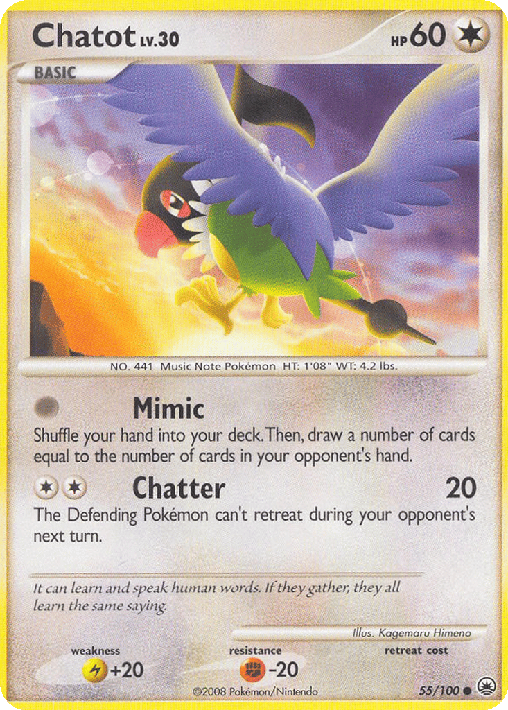 Chatot card