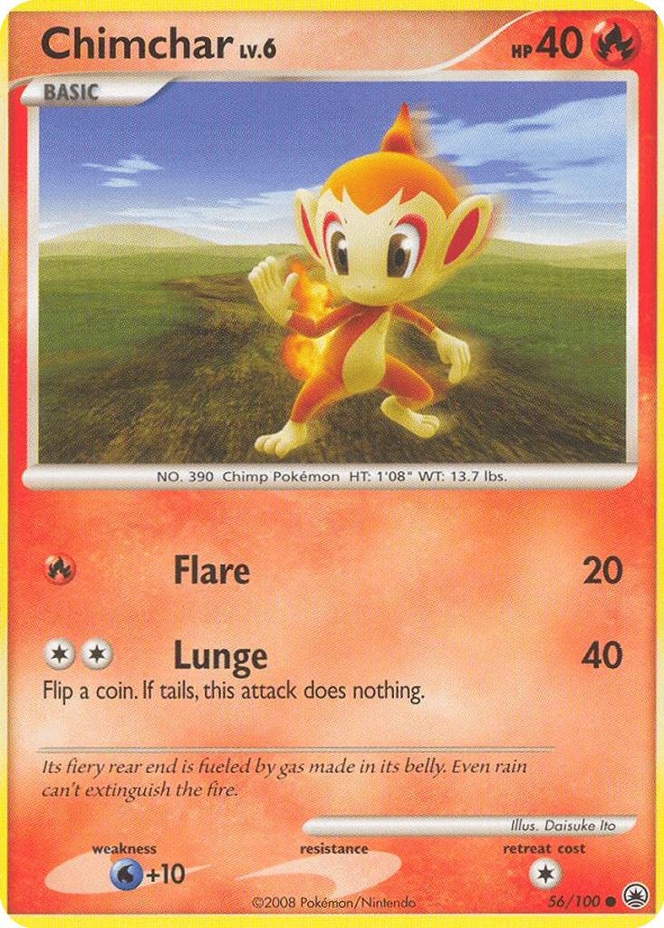 Chimchar card