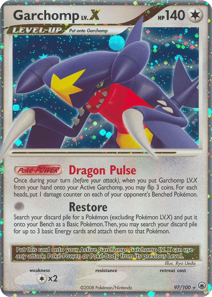 Garchomp LV.X card