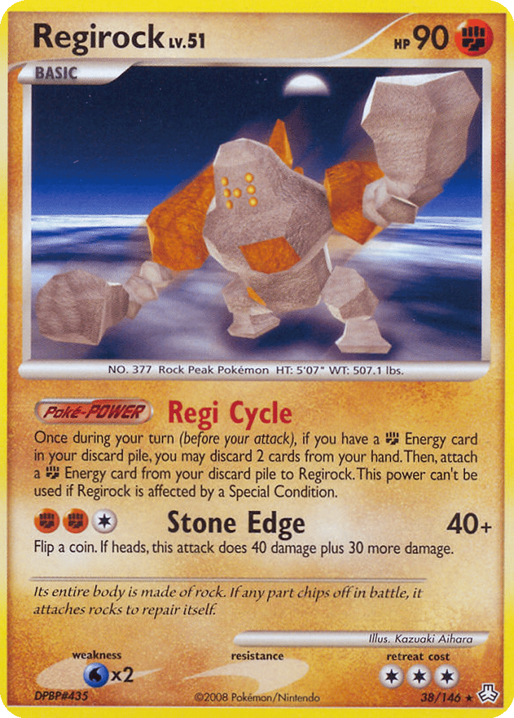 Regirock card