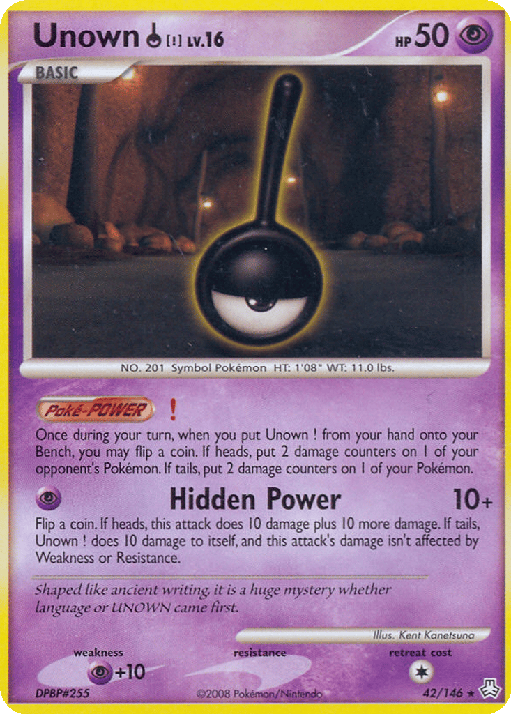 Unown [!] card