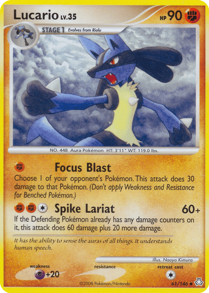 Lucario card