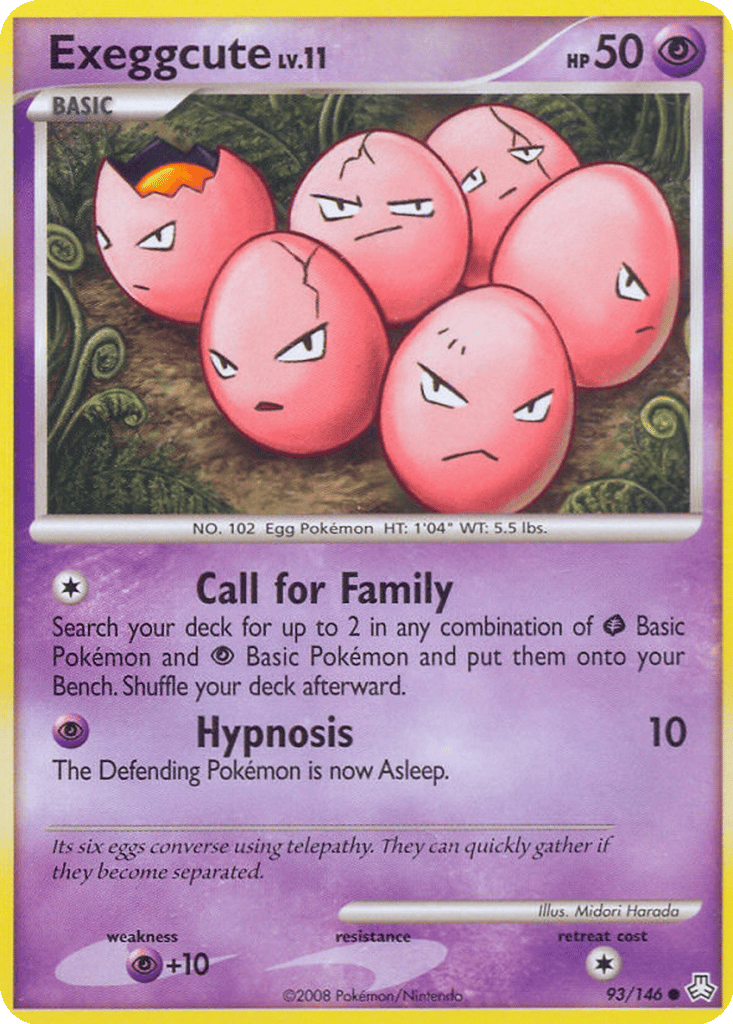Exeggcute card