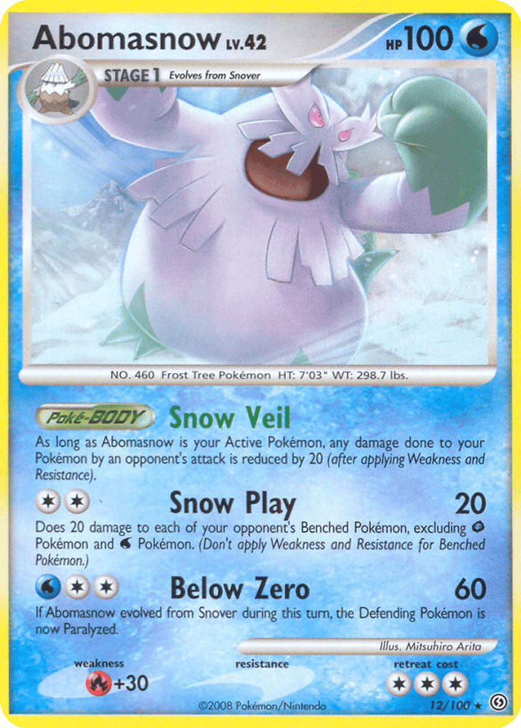 Abomasnow card