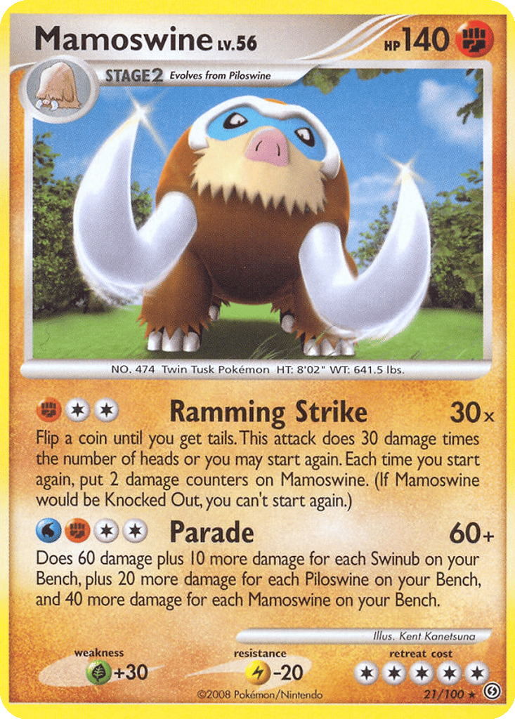 Mamoswine card