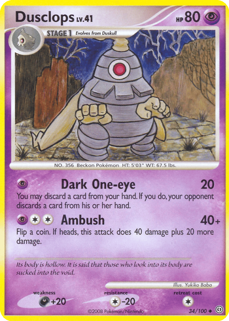 Dusclops card