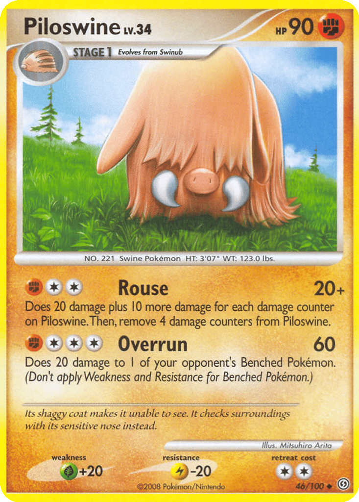 Piloswine card