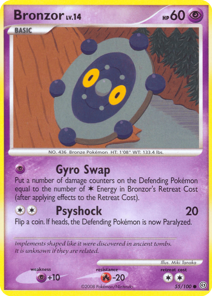 Bronzor card
