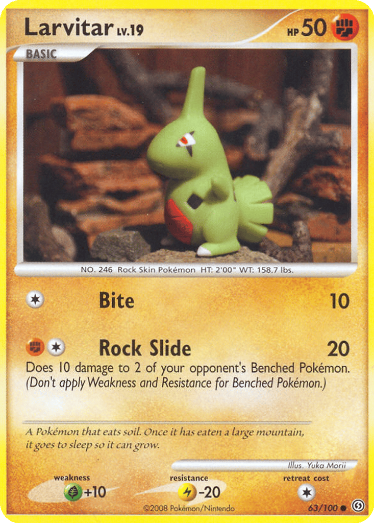 Larvitar card
