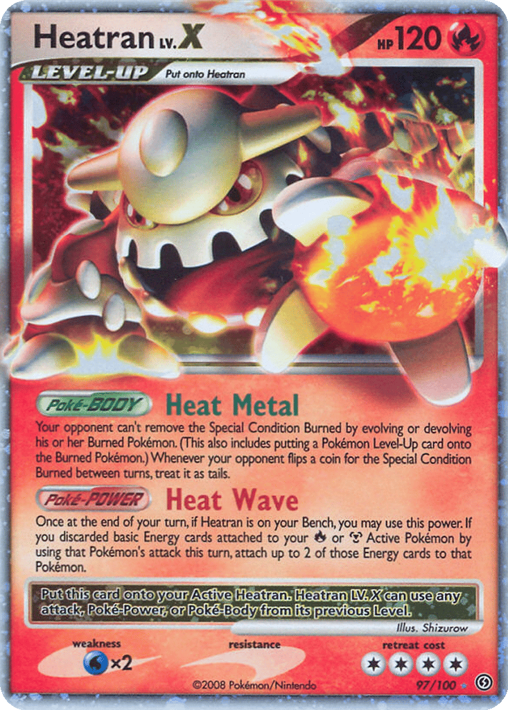 Heatran LV.X card