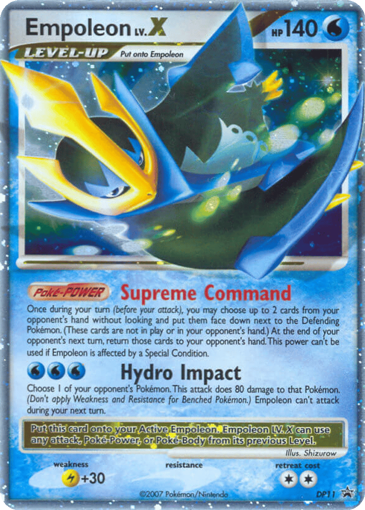 Empoleon LV.X card