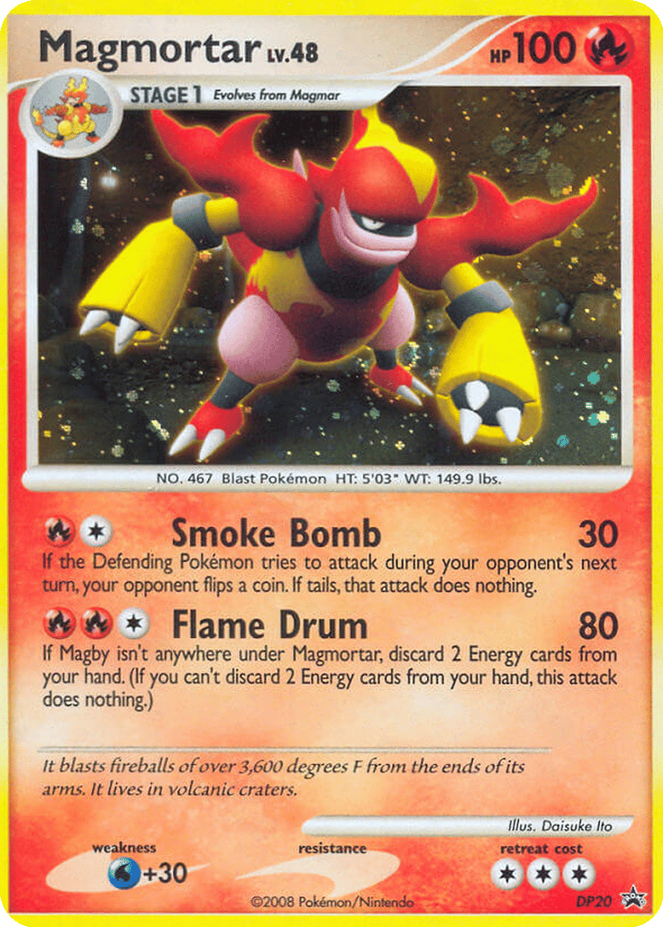 Magmortar card