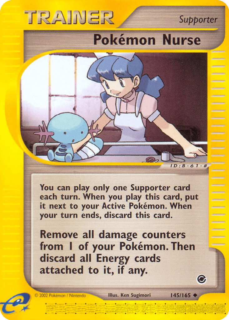 Pokémon Nurse card