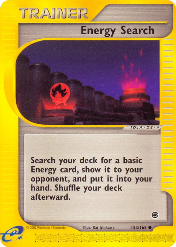 Energy Search card