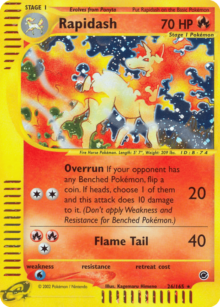 Rapidash card