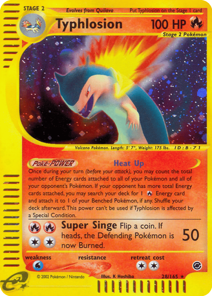 Typhlosion card