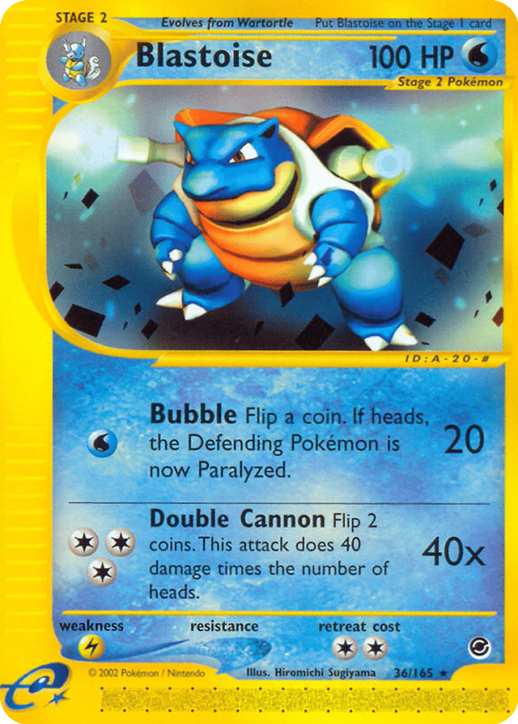 Blastoise card