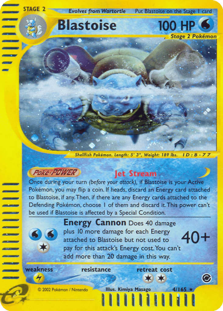 Blastoise card