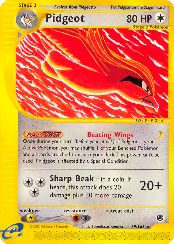 Pidgeot card