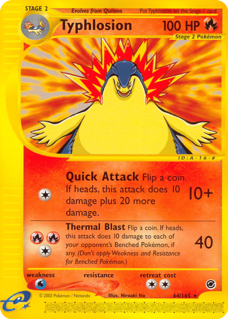 Typhlosion card