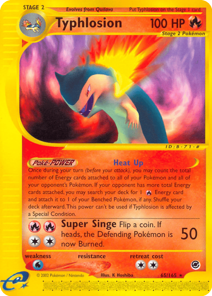 Typhlosion card