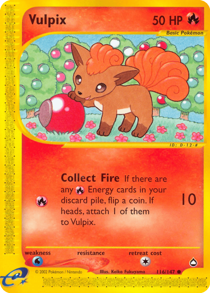 Vulpix card