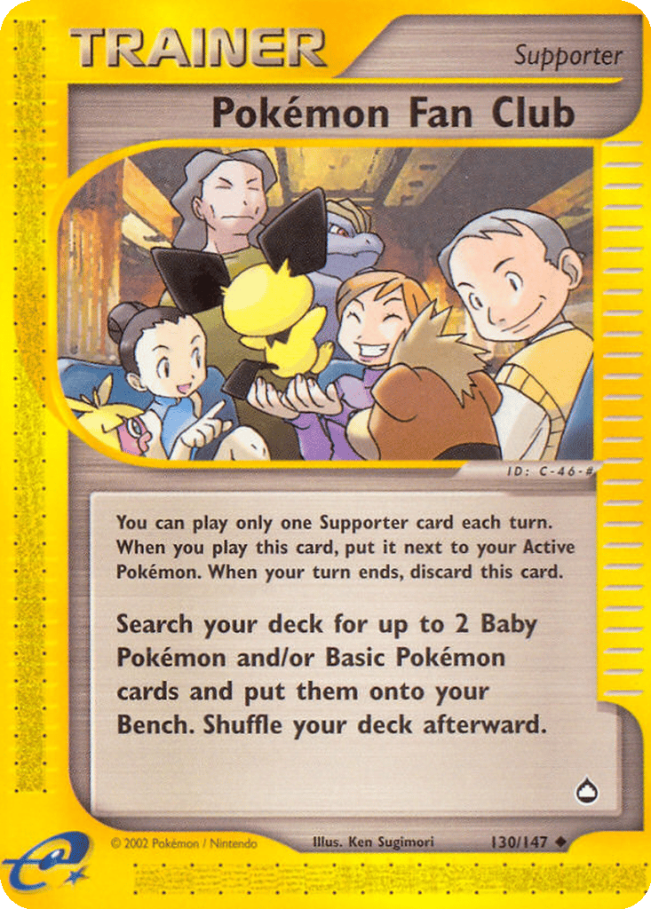 Pokémon Fan Club card