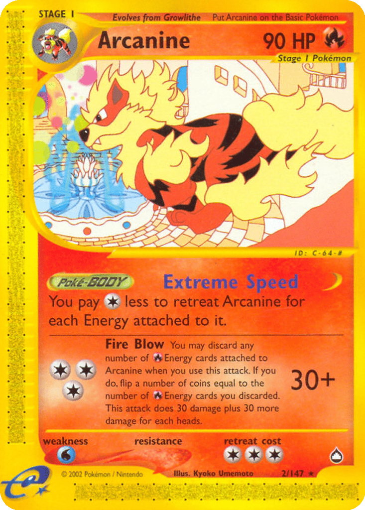 Arcanine card