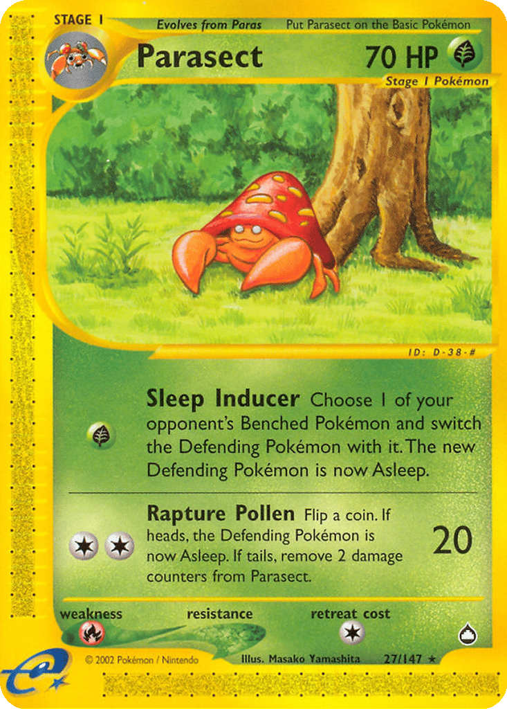 Parasect card
