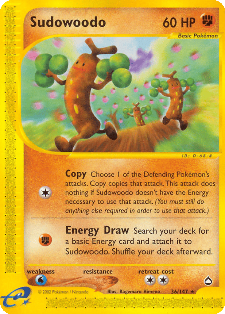 Sudowoodo card