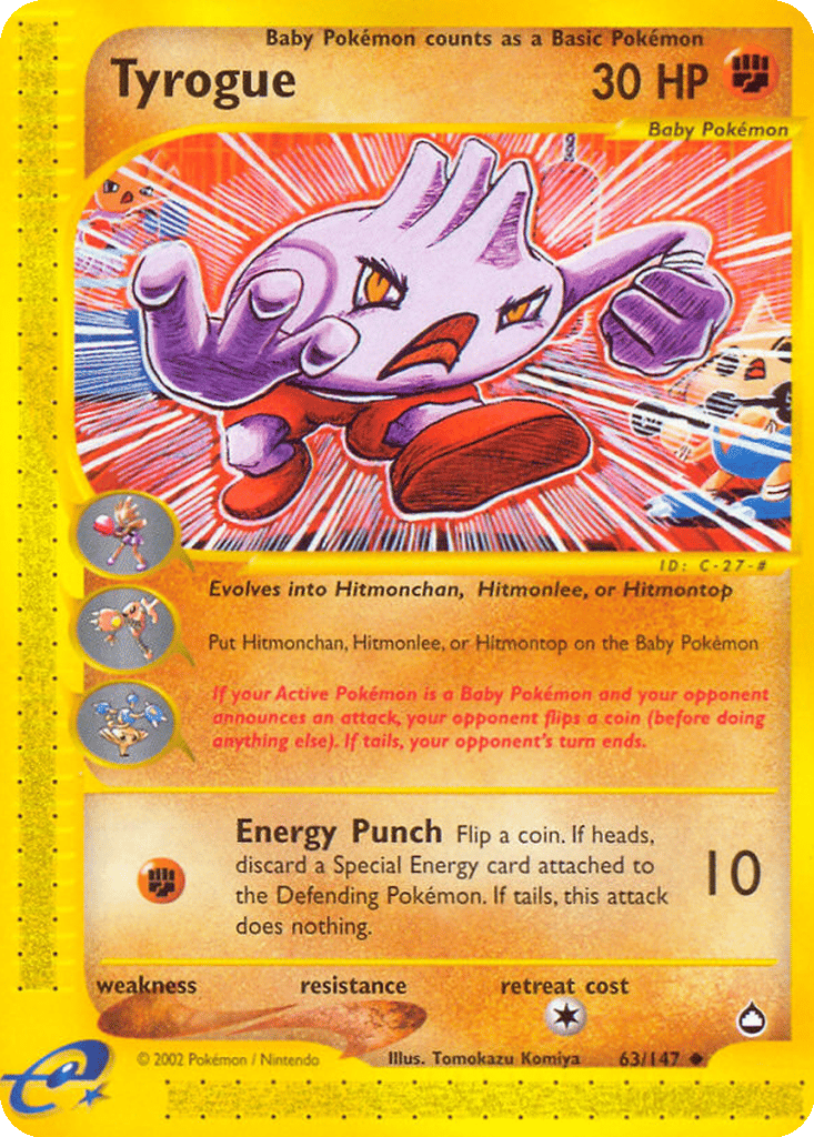 Tyrogue card