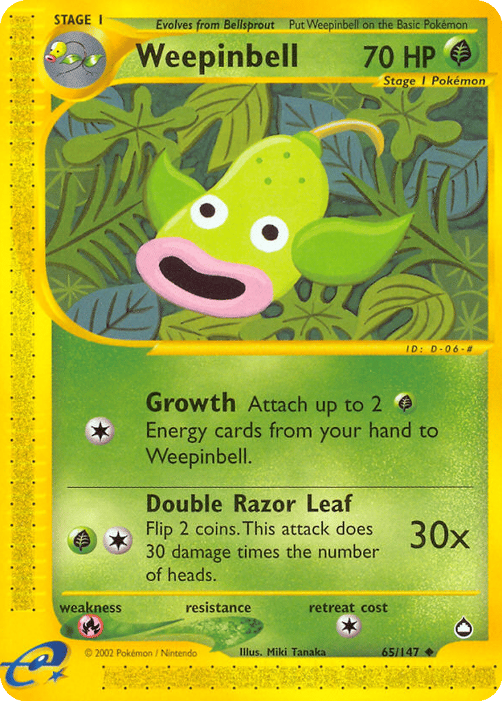 Weepinbell card