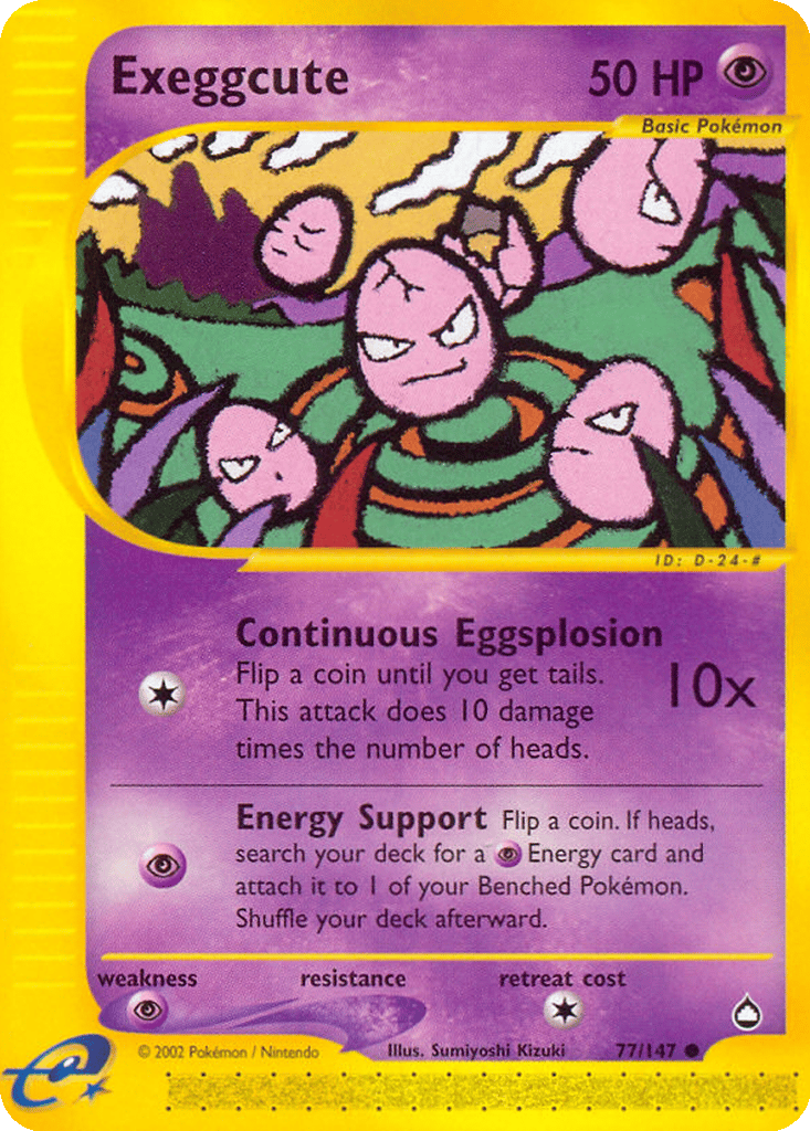 Exeggcute card