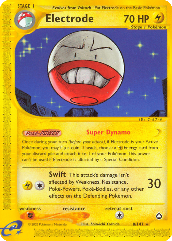 Electrode card