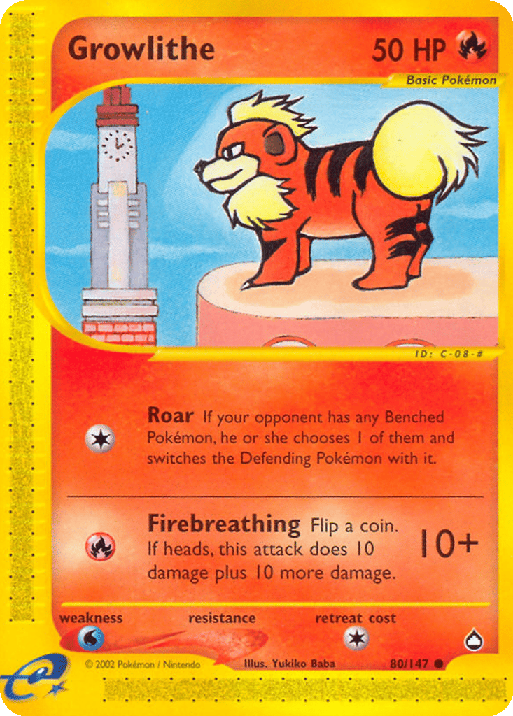 Growlithe card