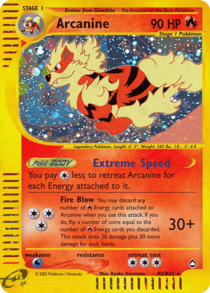Arcanine card