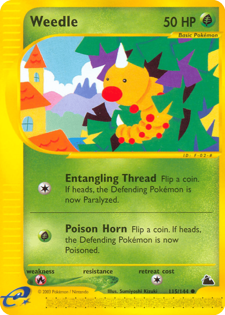 Weedle card