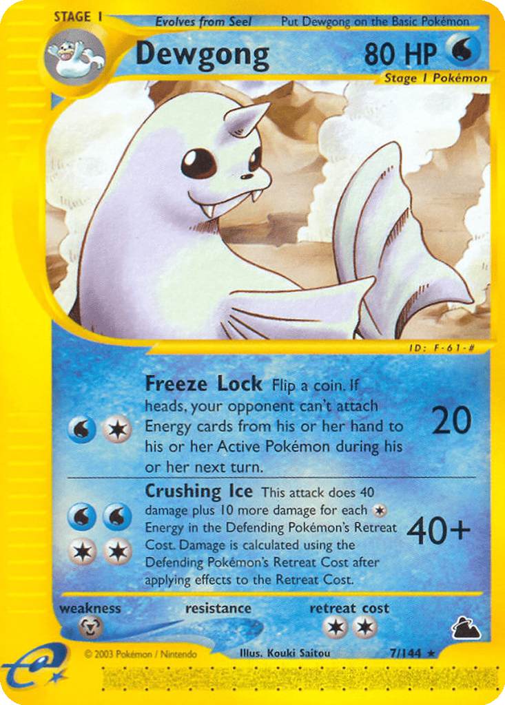 Dewgong card