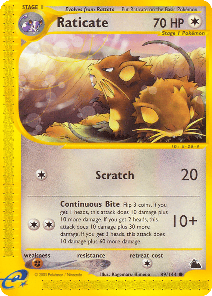 Raticate card