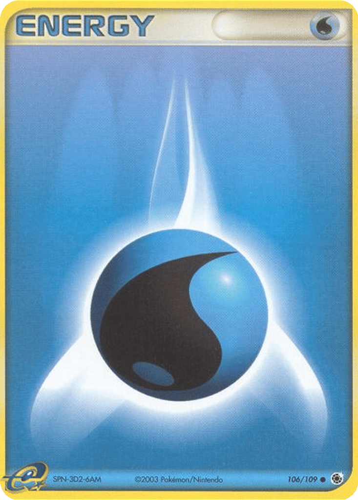 Water Energy card