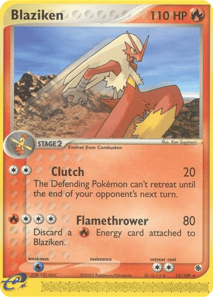 Blaziken card