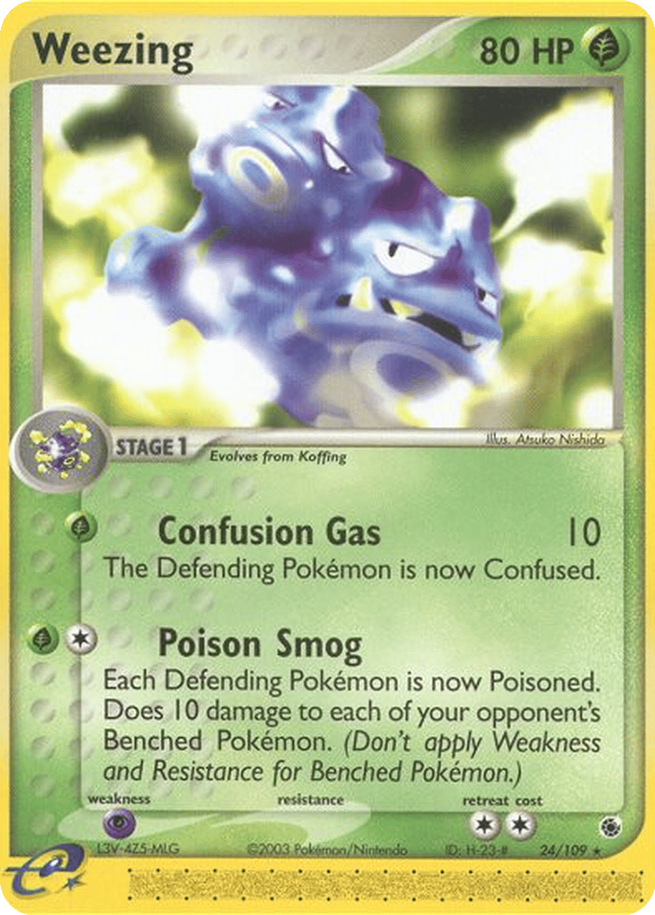 Weezing card