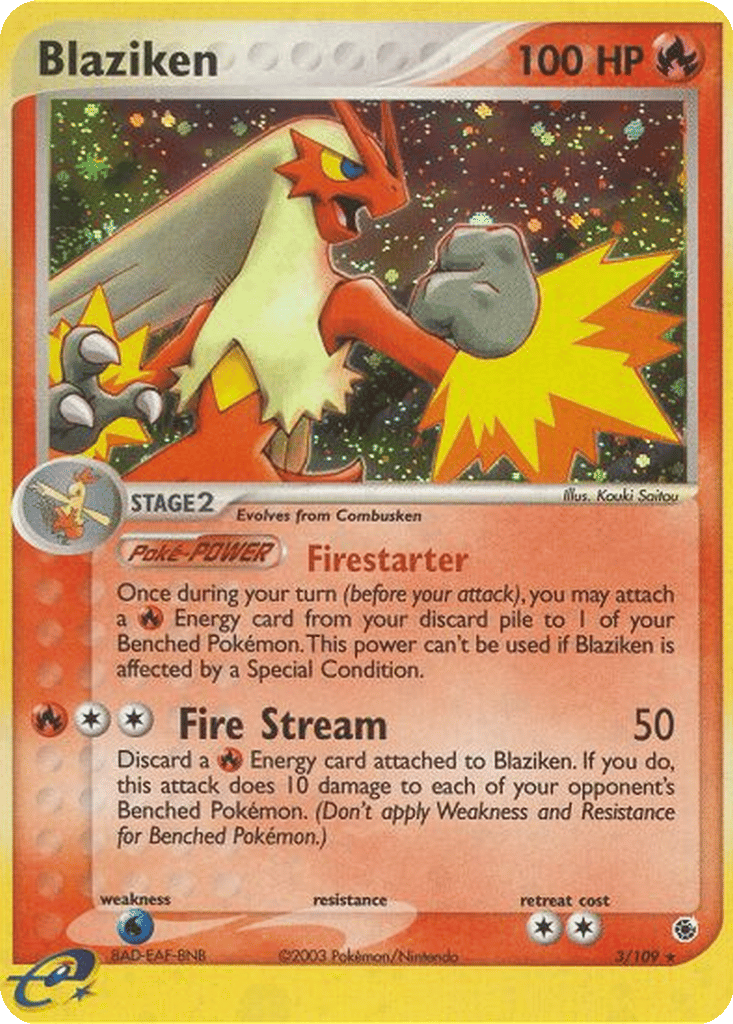 Blaziken card