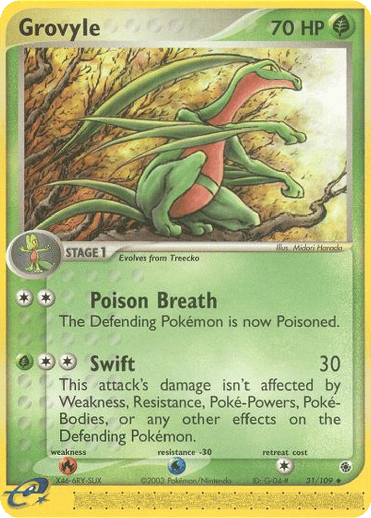Grovyle card