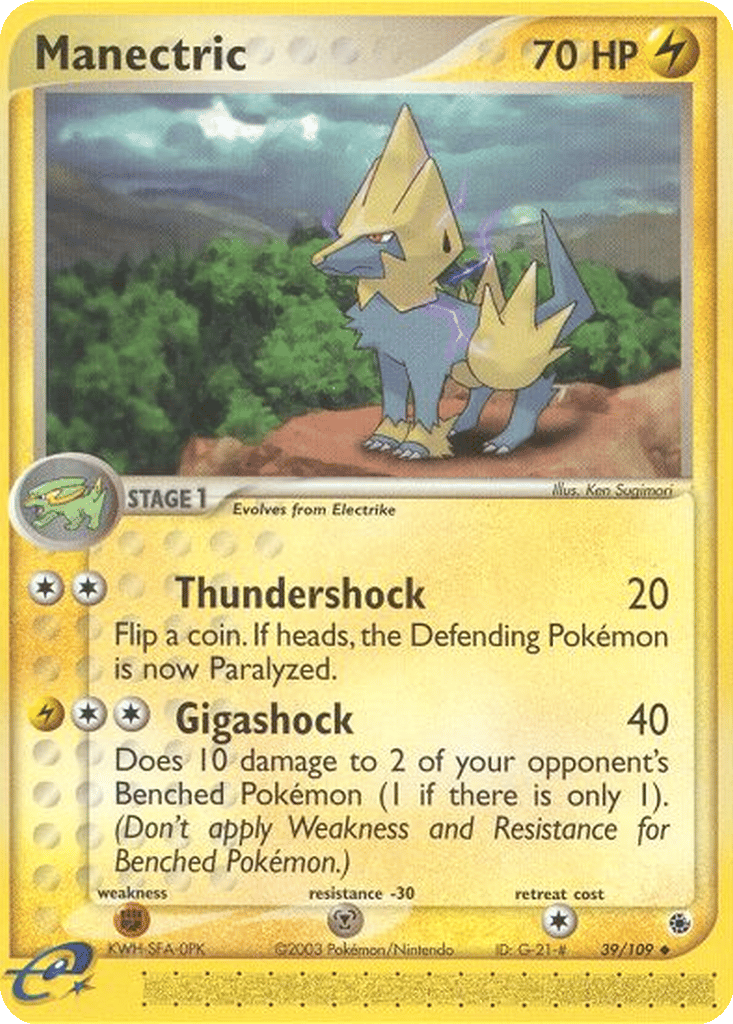 Manectric card